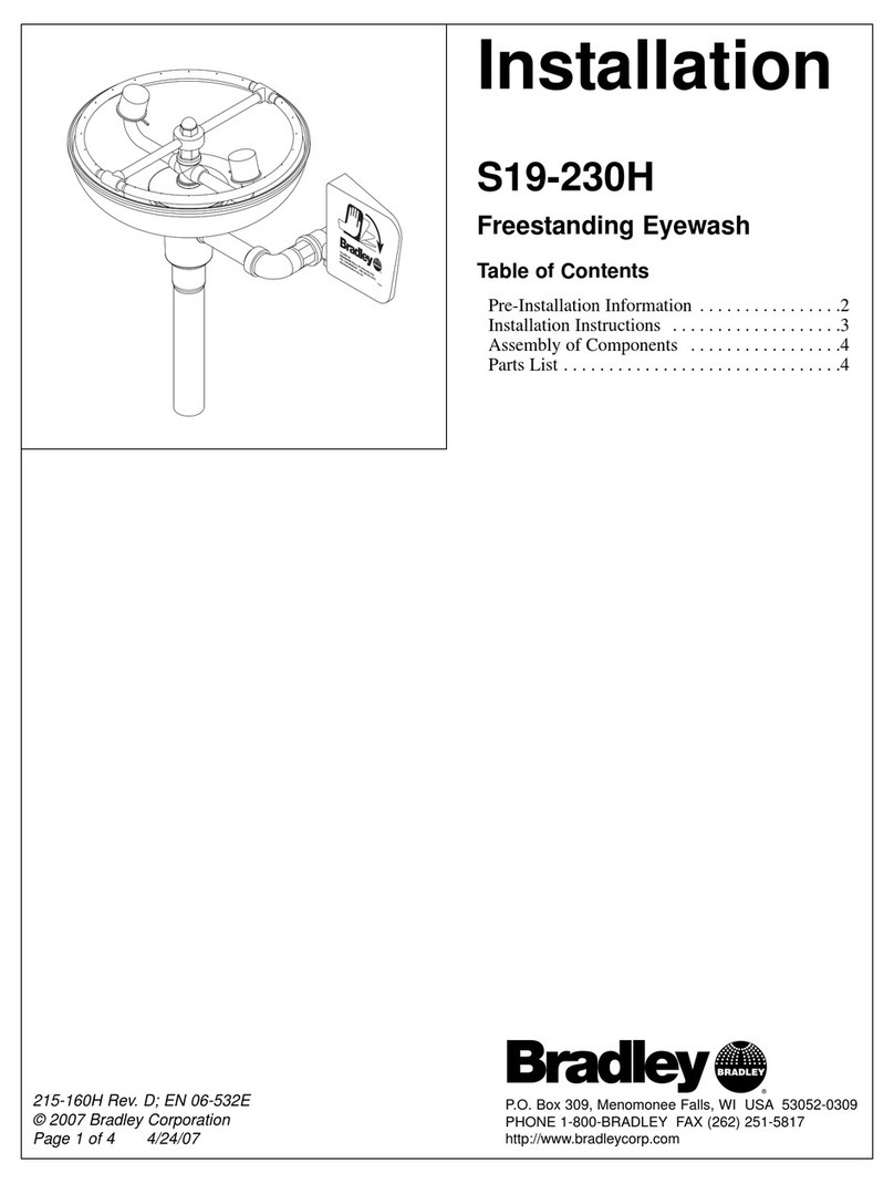 Bradley S19-230H User manual