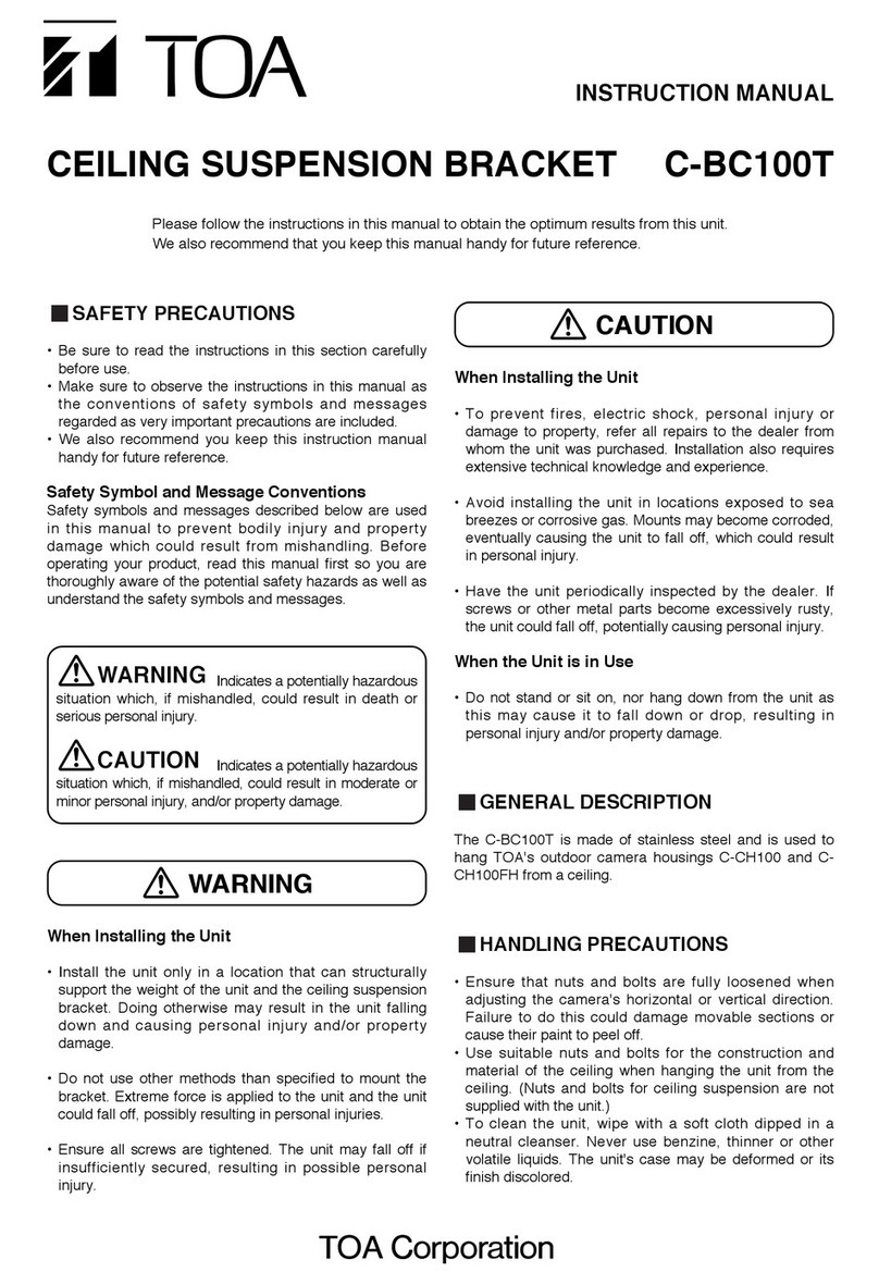 Toa C-BC100T User manual