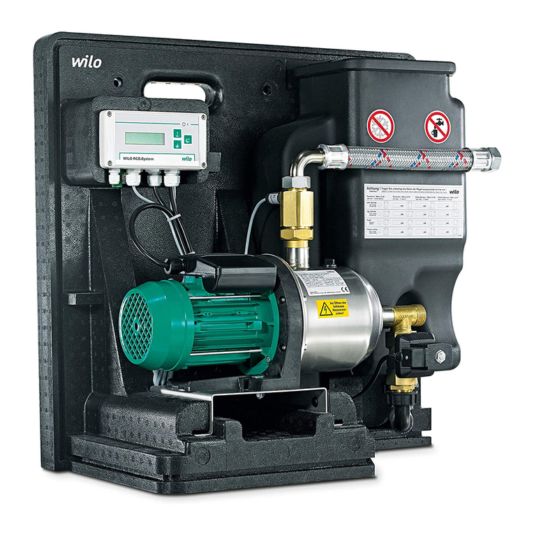 Wilo Wilo-RainSystem AF Comfort MC 304 EM Installation and operating instructions