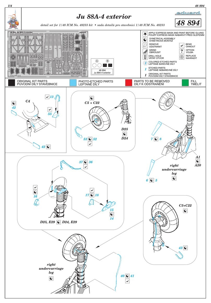 Eduard Ju 88A-4 exterior Assembly instructions