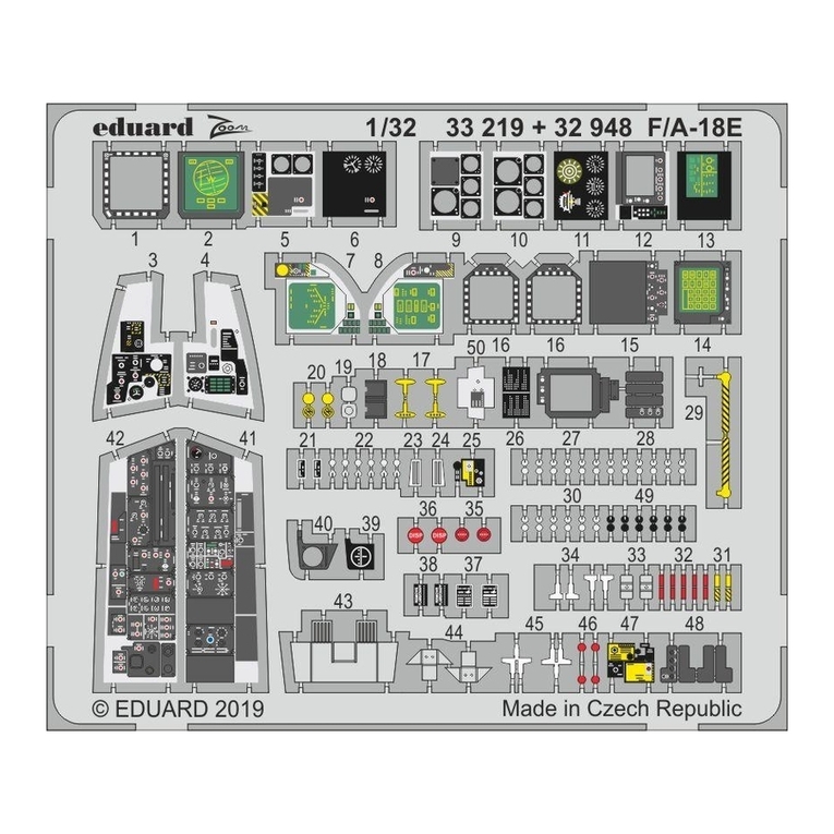 Eduard F/A-18E User manual Eduard F/A-18E User manual