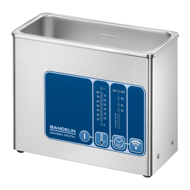 BANDELIN DT 31 User manual BANDELIN DT 31 User manual