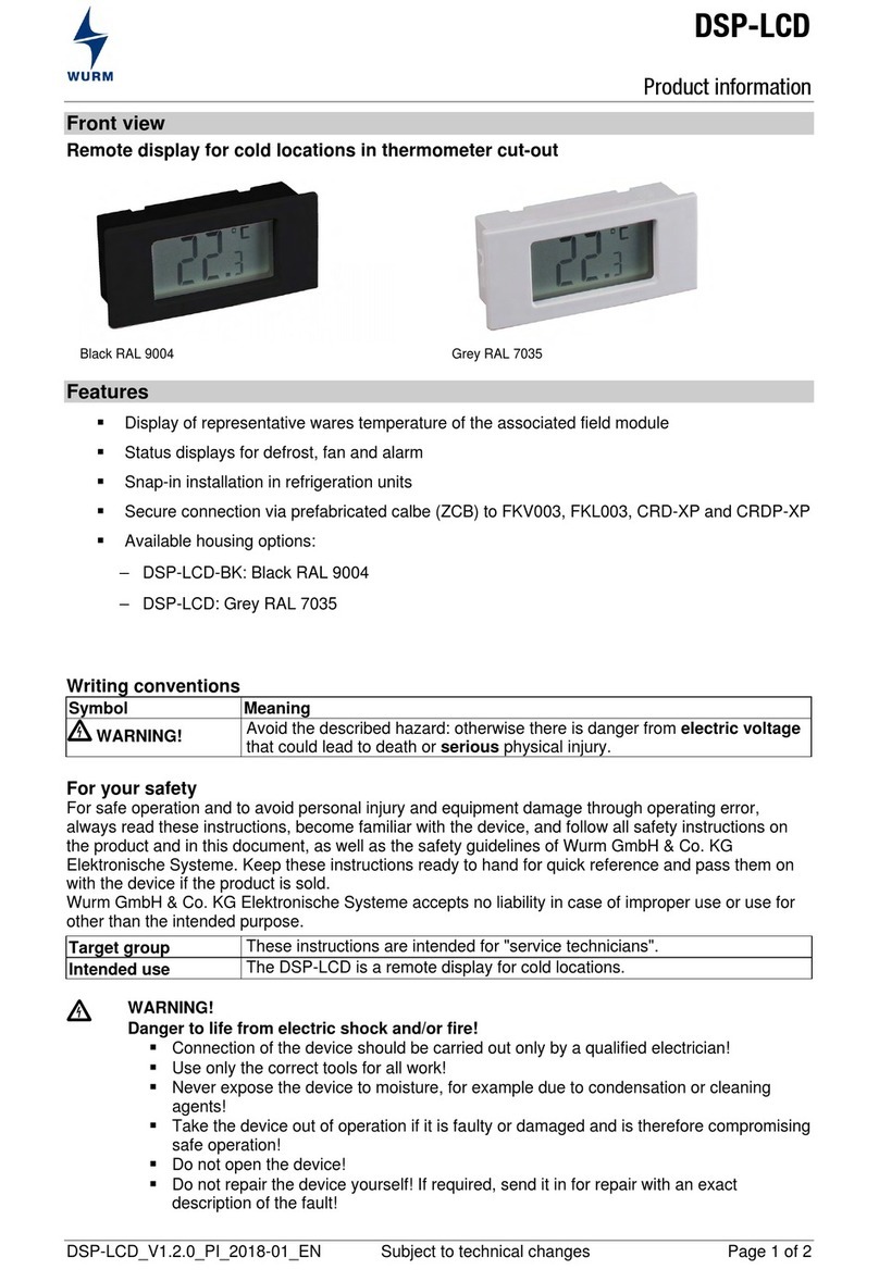 WURM DSP-LCD manual