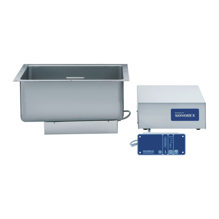 BANDELIN SONOREX ZE 1031 User manual BANDELIN SONOREX ZE 1031 User manual