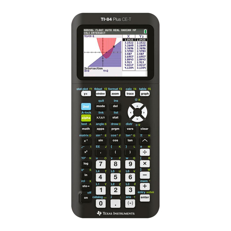 Texas Instruments TI-84+ Guide