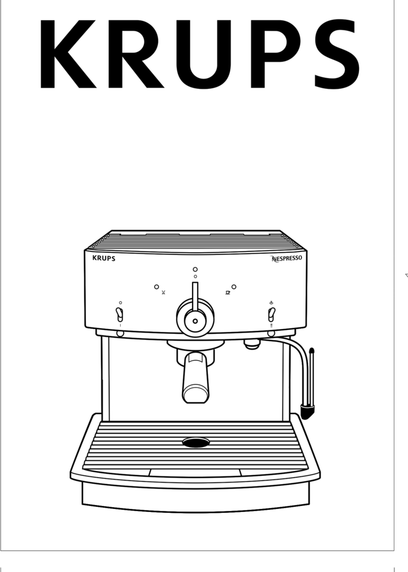 Krups Nespresso F896 User manual