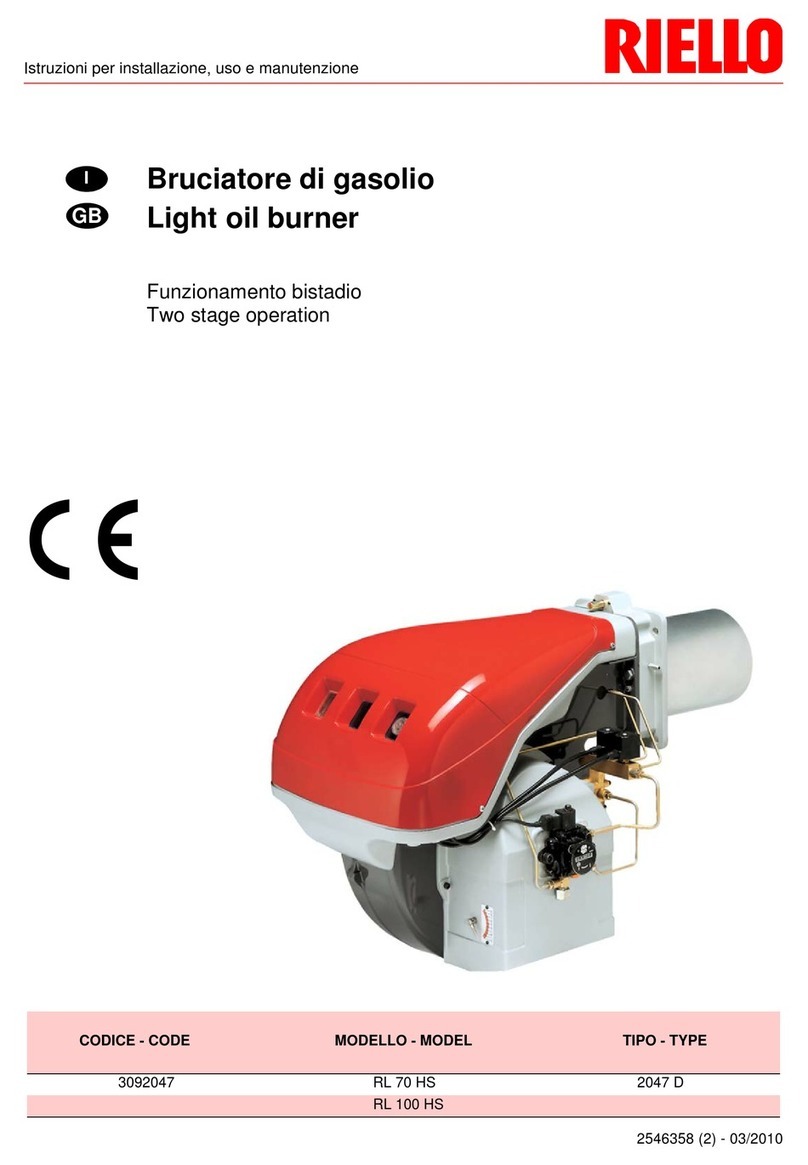 Riello RL 70 HS User manual