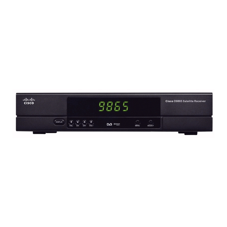 Cisco D9865 Assembly instructions