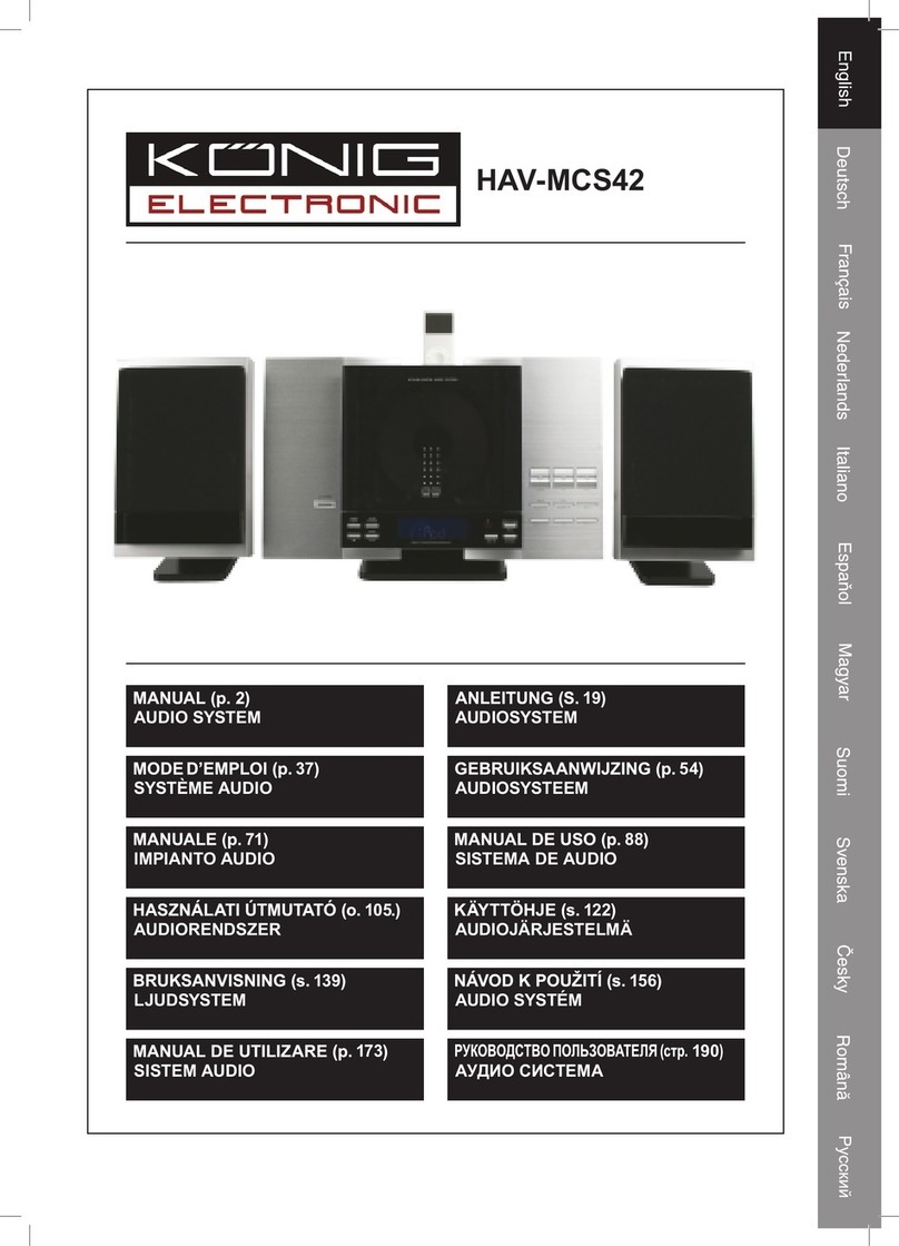 König Electronic HAV-MCS42 manual