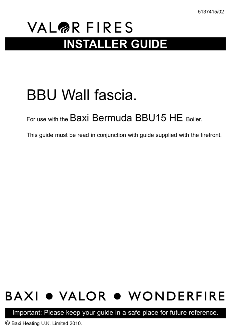 Valor Fires BBU Installer's guide