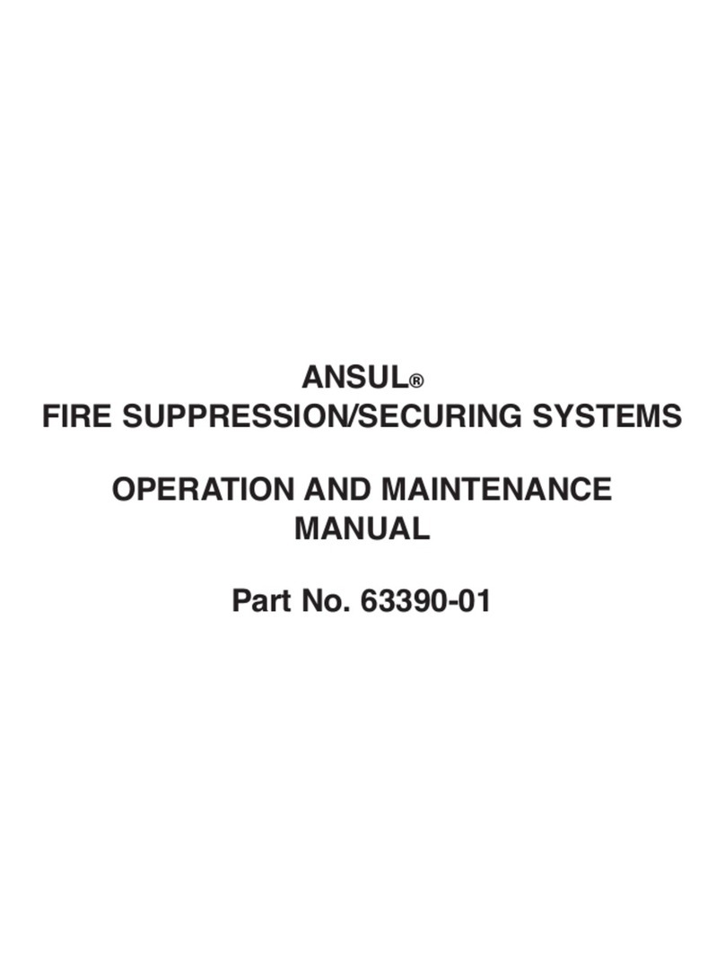 Ansul 100/30 Operation and maintenance manual