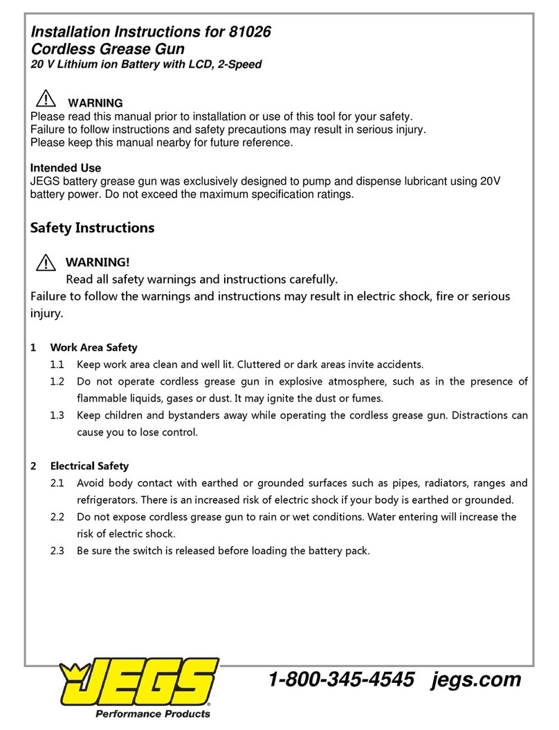 Jegs 81026 User manual