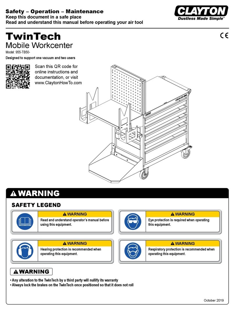 Clayton TwinTech 955-TB50 Safety, Operation & Maintenance Clayton TwinTech 955-TB50 Safety, Operation & Maintenance