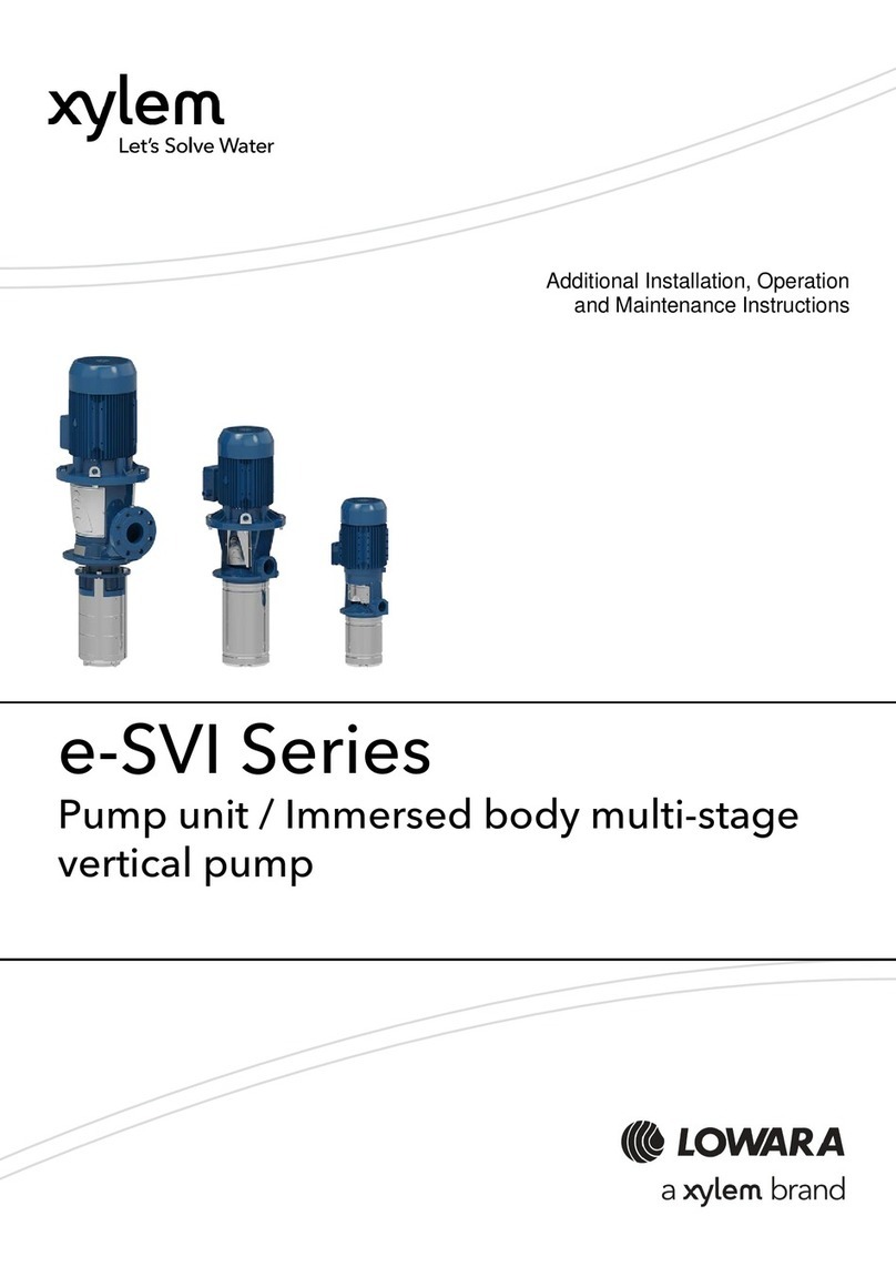 Xylem Lowara e-SVI Series Manual