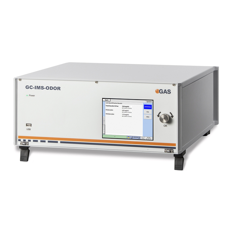 GAS GC-IMS-ODOR User manual