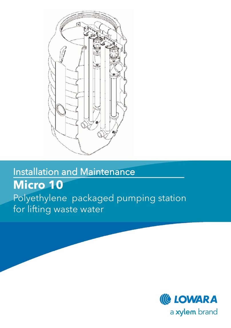 Xylem LOWARA Micro 10 Instruction Manual Xylem LOWARA Micro 10 Instruction Manual
