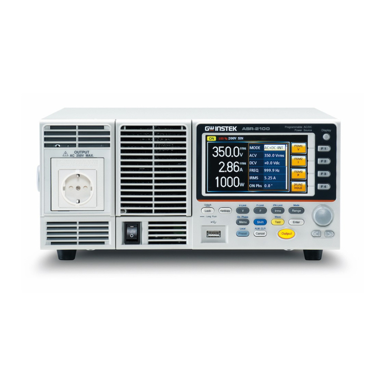GW Instek ASR-2000 Series Programming manual