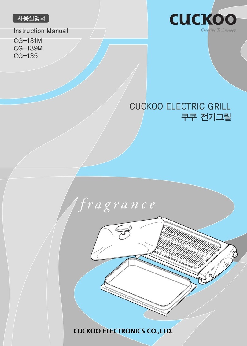 Cuckoo CG-131M instruction manual