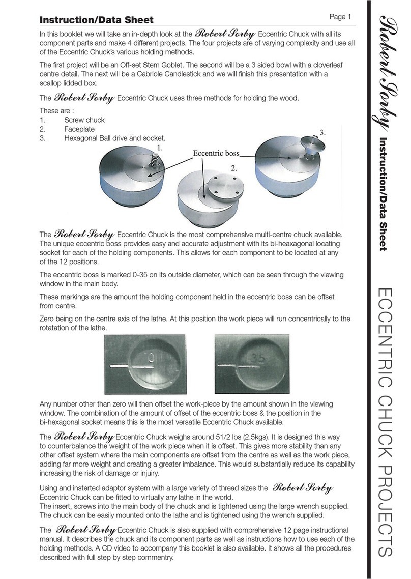 Robert Sorby Eccentric Chuck User manual