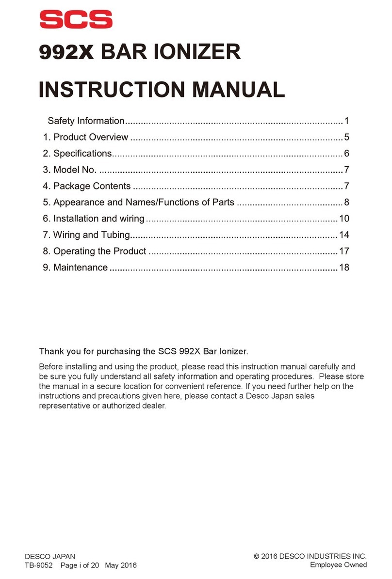 Desco SCS 992X-0350 instruction manual