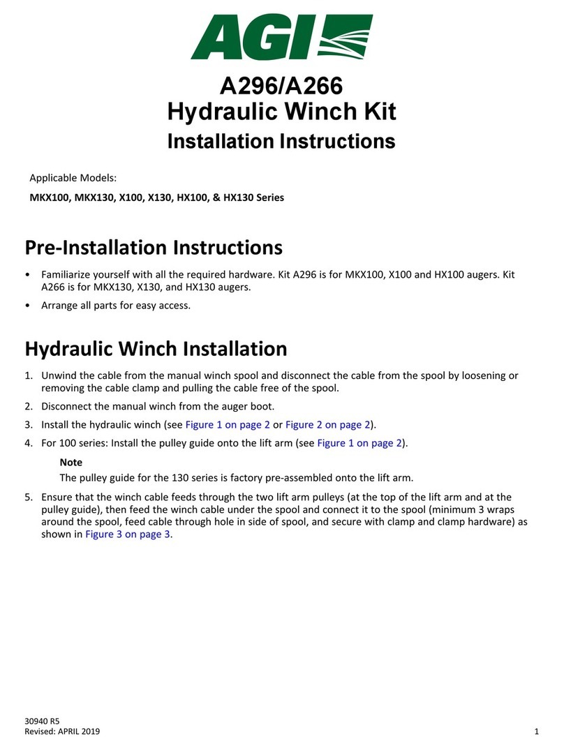 AGI A296 installation instructions AGI A296 installation instructions