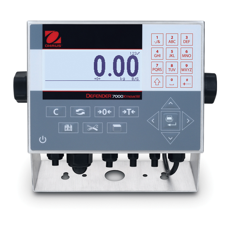 OHAUS 7000 Series User manual
