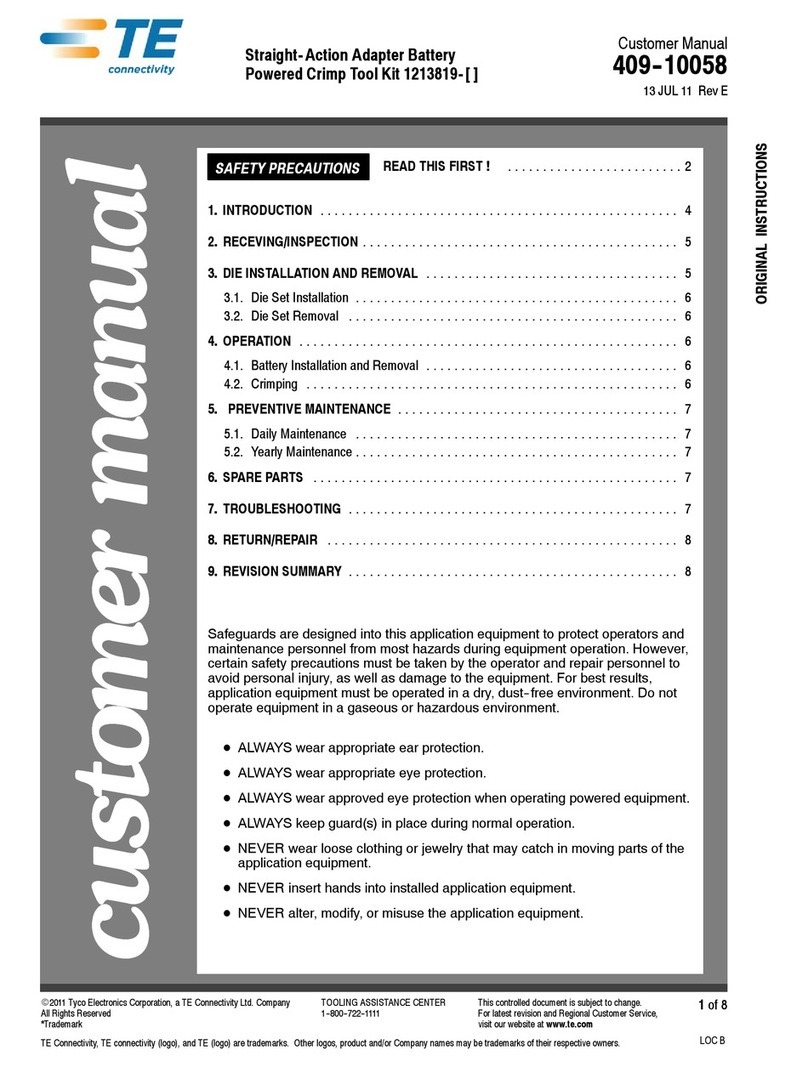 TE Connectivity 1213819-1 Reference guide
