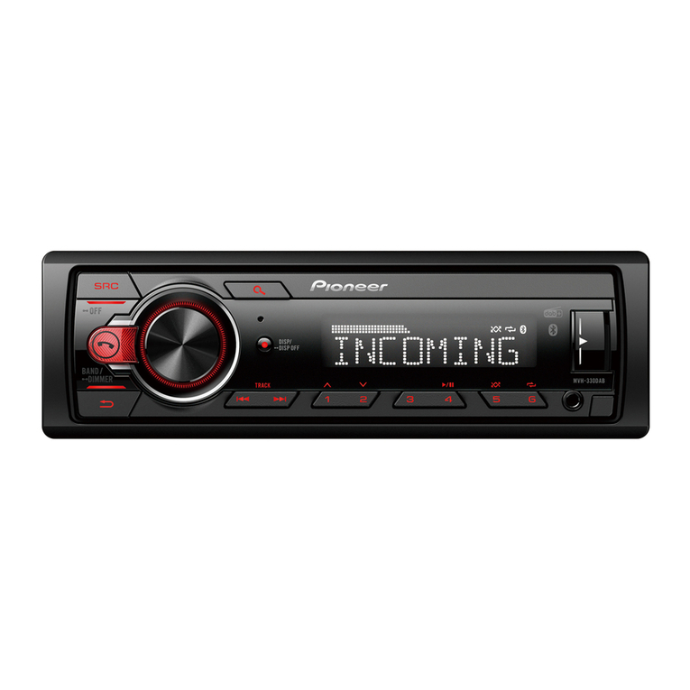 Pioneer MVH-330DAB Operation manual