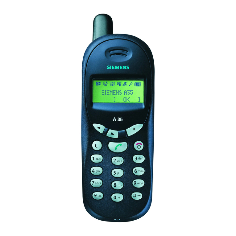 Siemens A35 User manual Siemens A35 User manual