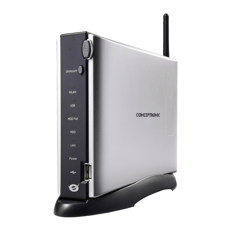 Conceptronic Grab'n'GO CH3WNAS Use and care manual