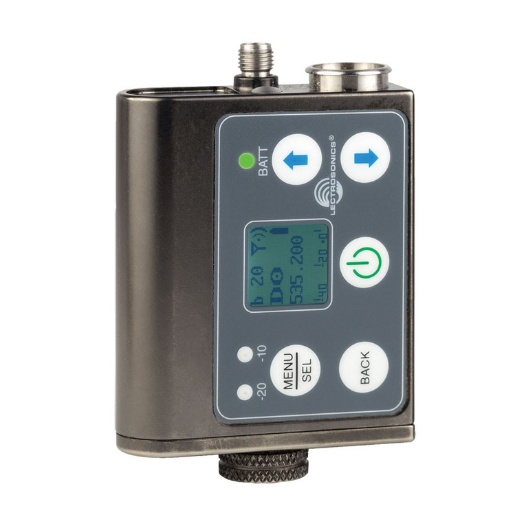 Lectrosonics SMWB series instruction manual