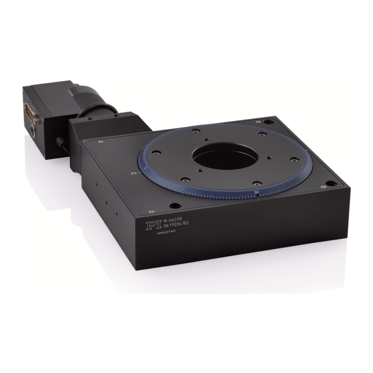 Physik Instrumente M-06 Series Short instructions Physik Instrumente M-06 Series Short instructions