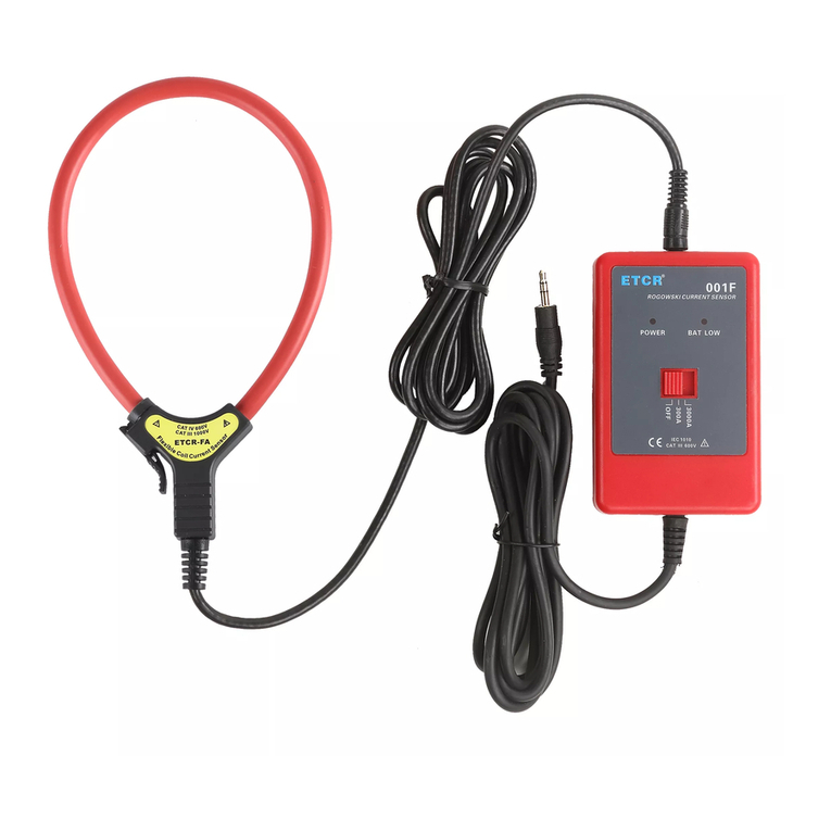 ETCR 001F manual