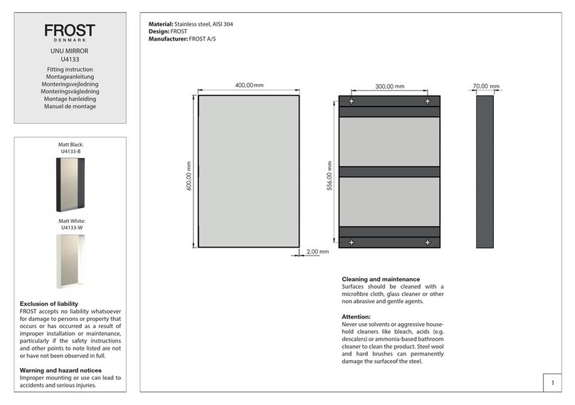 FROST U4133 Install guide