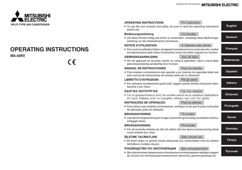 Mitsubishi Electric MS-30RV User manual Mitsubishi Electric MS-30RV User manual