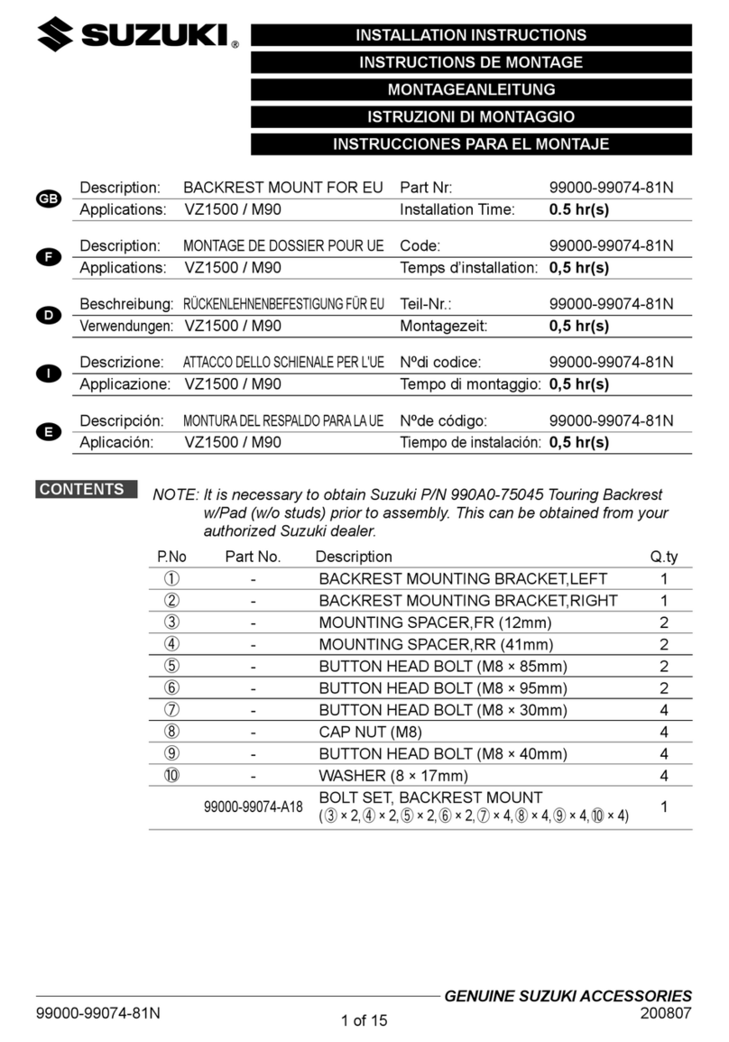 Suzuki 99000-99074-81N installation instructions