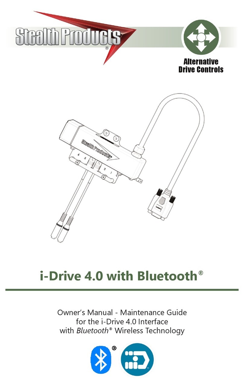 Stealth Products i-Drive Owner's manual & maintenance guide