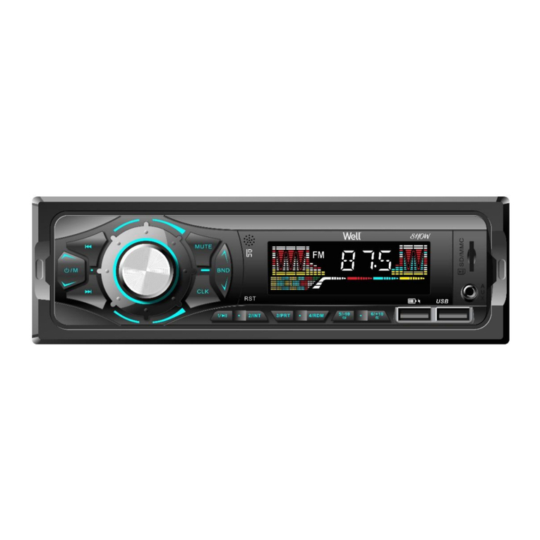 Well RADIO-CAR-SHOW-WL User manual