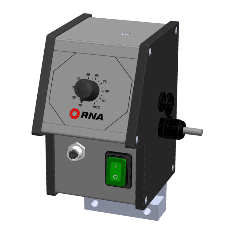 RNA EBC 3000 operating instructions