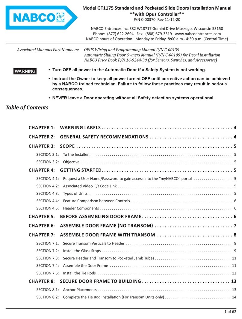 Nabco GYRO TECH GT-1175 User manual