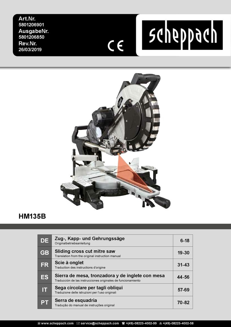 Scheppach HM135B Assembly instructions
