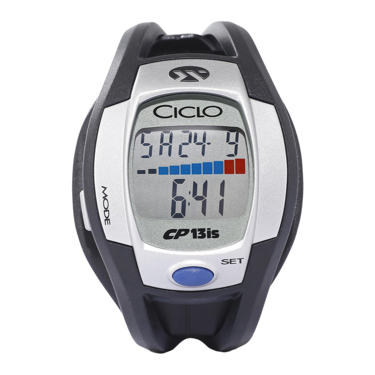 CICLOSPORT CICLOPULS CP 13is User manual