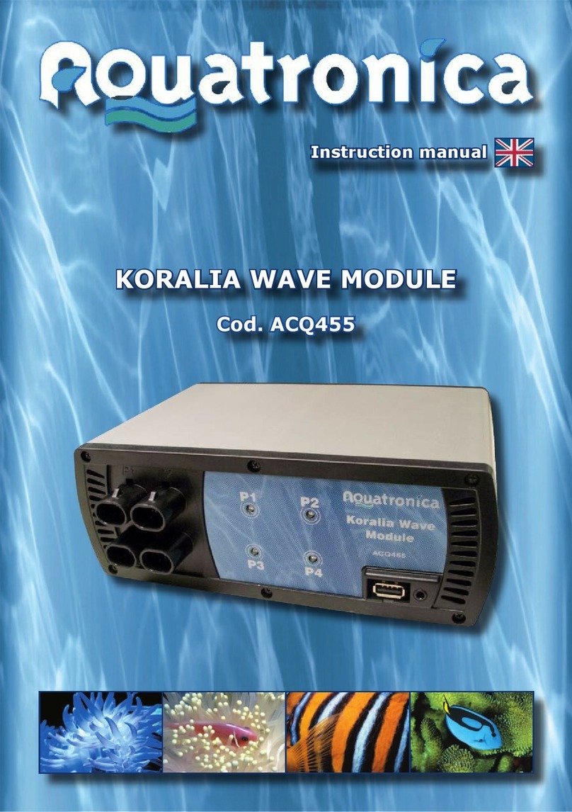 Aquatronica KORALIA WAVE MODULE instruction manual