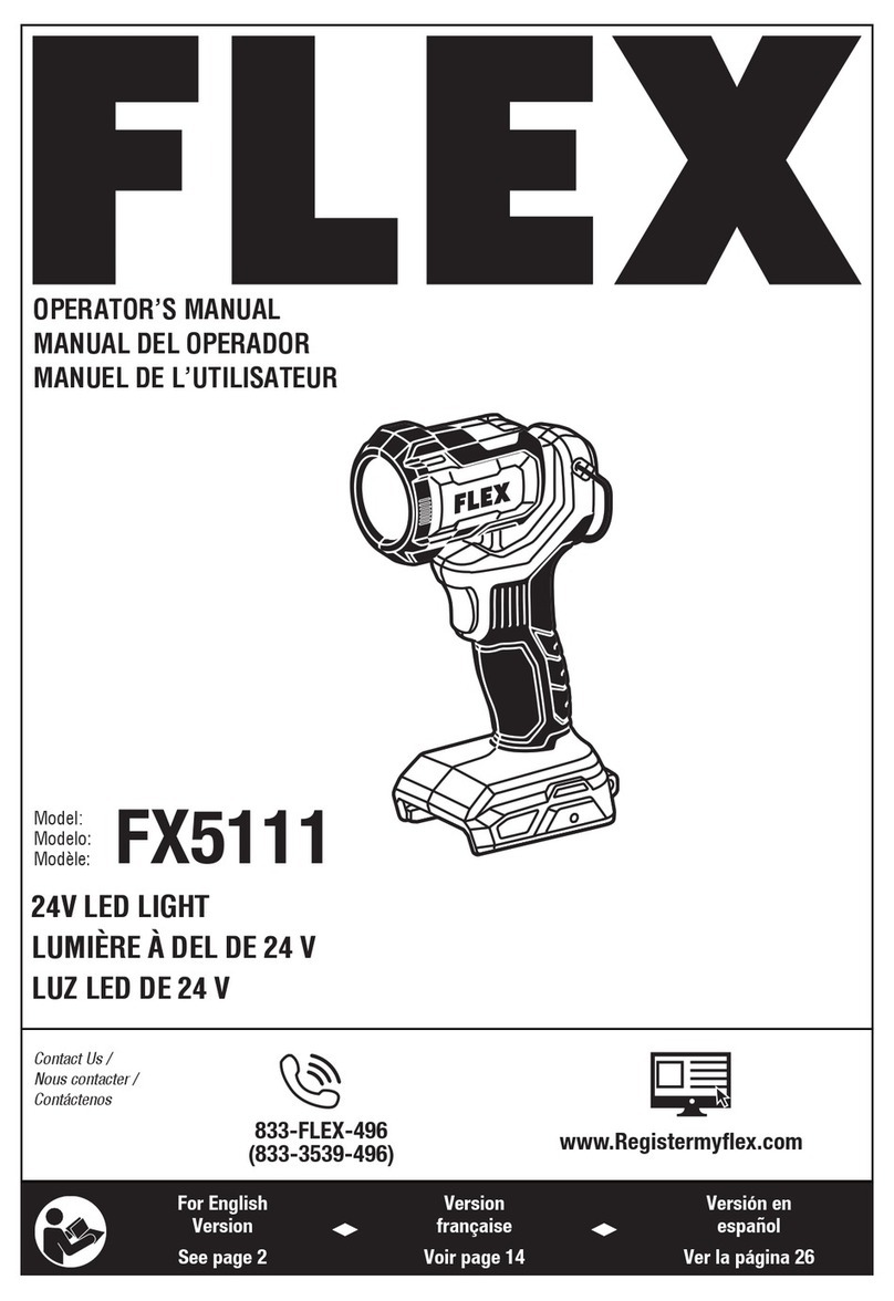 Flex FX5111 Operator's manual