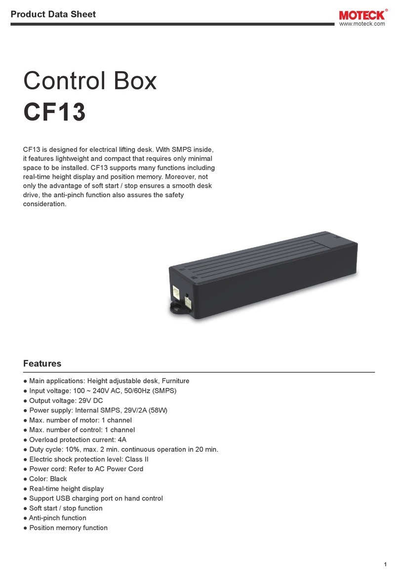 MOTECK CF13 Operational manual