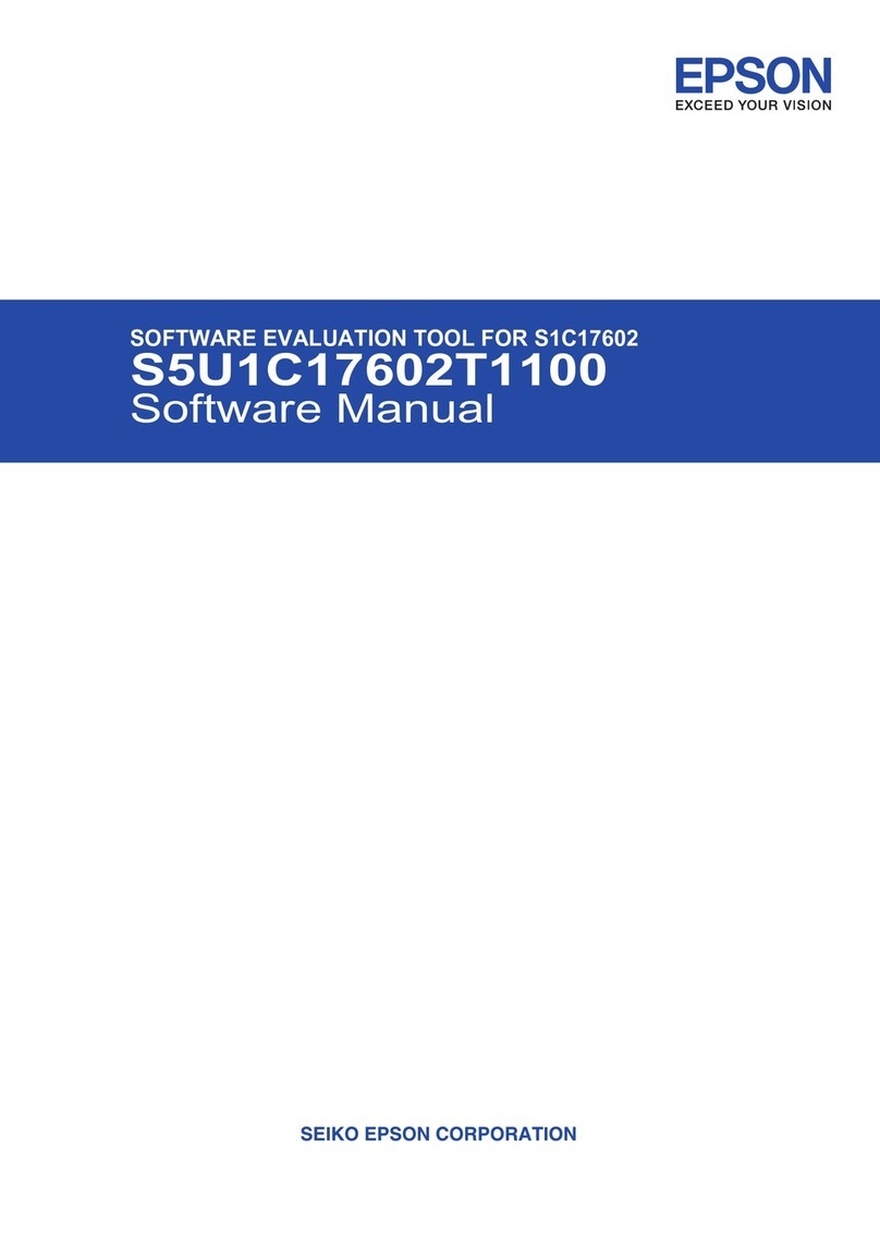 Epson S5U1C17602T1100 Mounting instructions