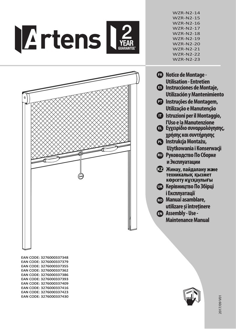 Artens WZR-N2-14 Assembly, Use, Maintenance Manual