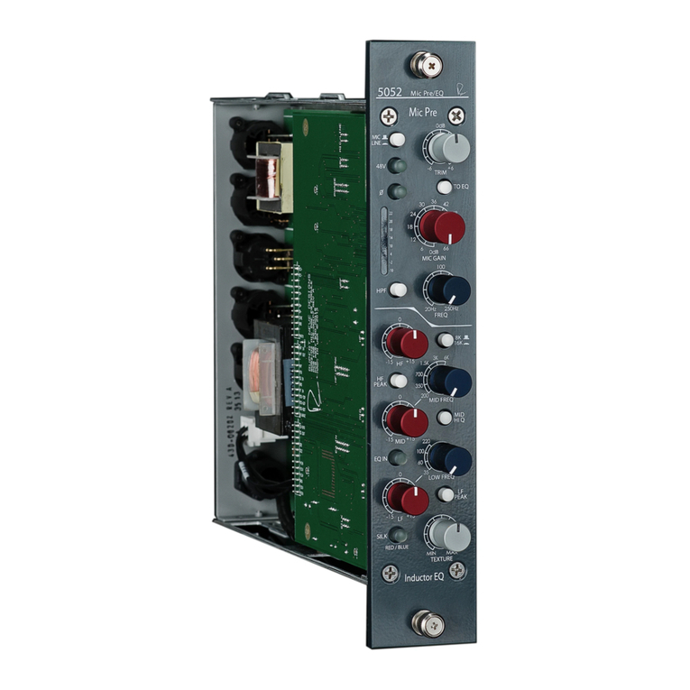 Rupert Neve Designs 5052 Operation manual