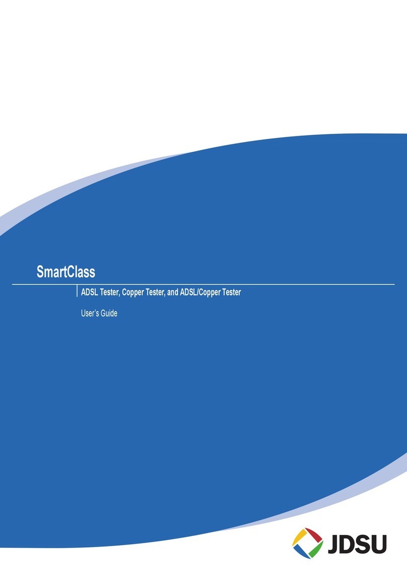 JDS Uniphase SmartClass User manual
