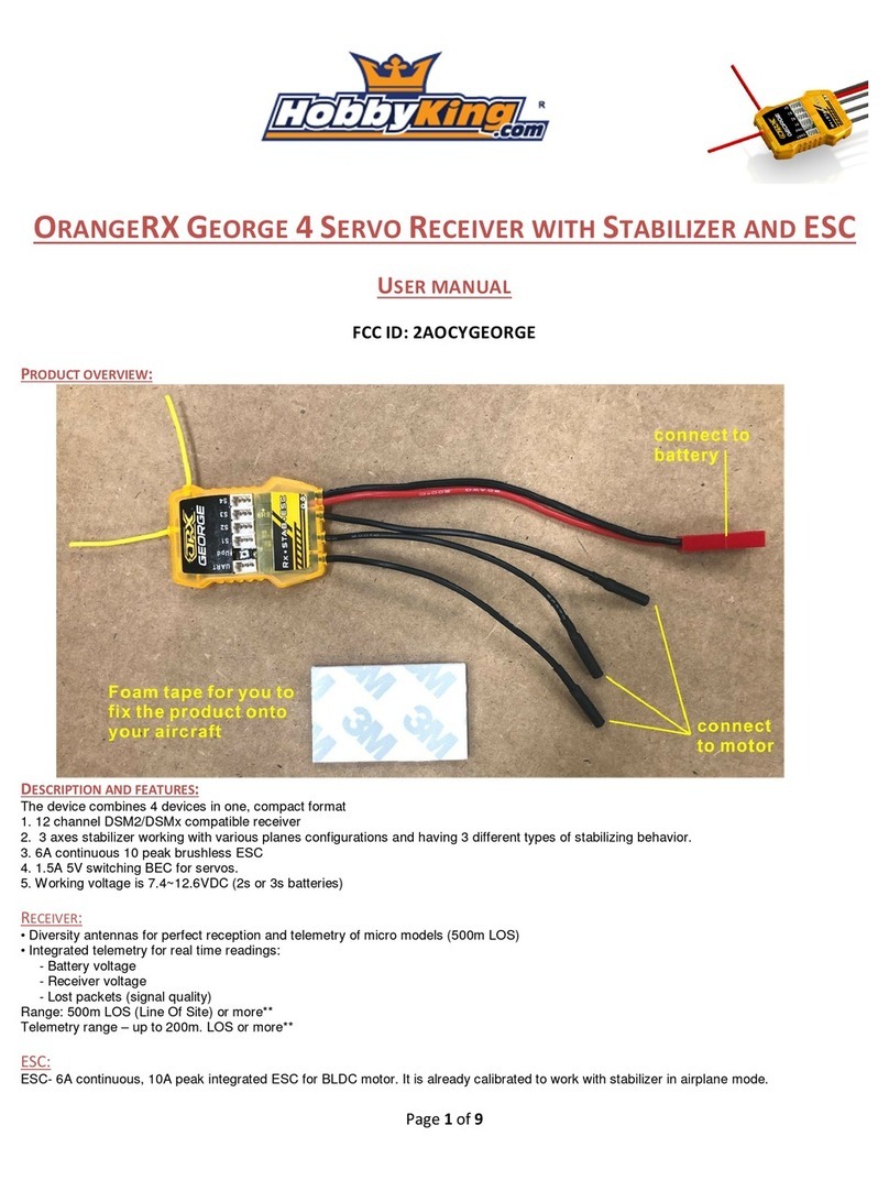 Hobby King OrangeRX George 4 user manual